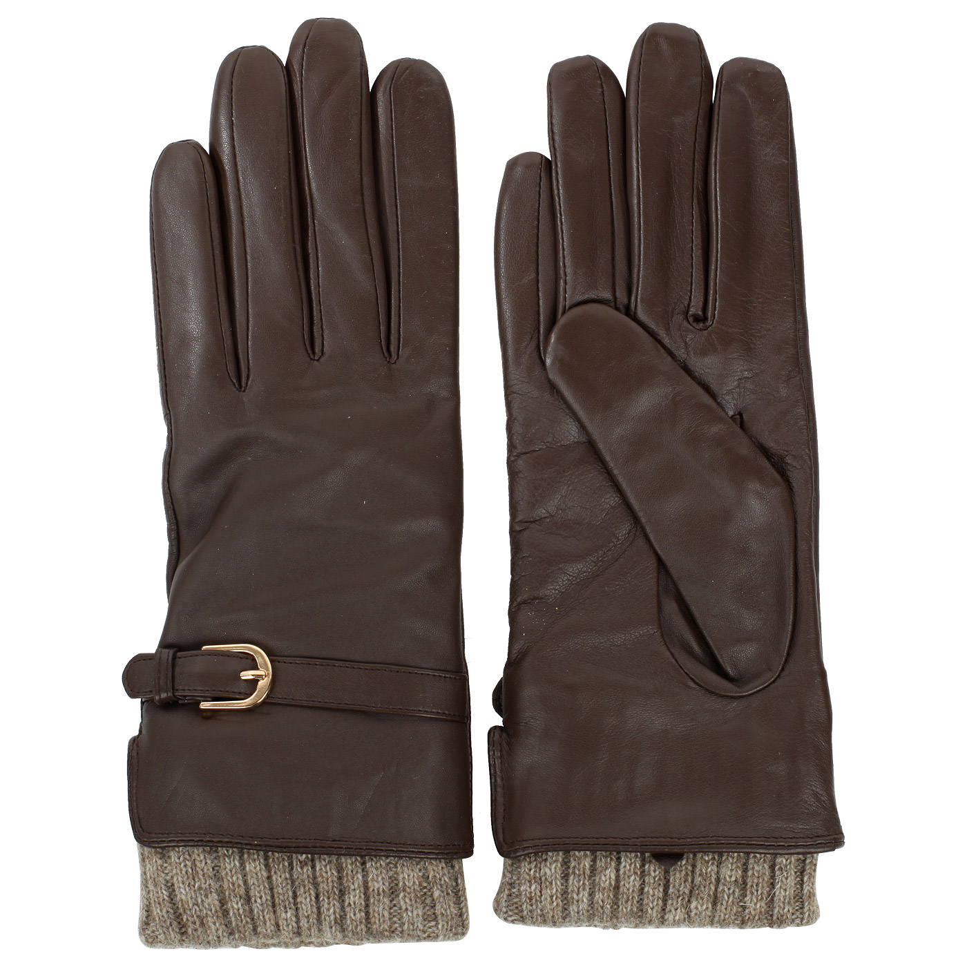 Женские кожаные перчатки Aurelli 