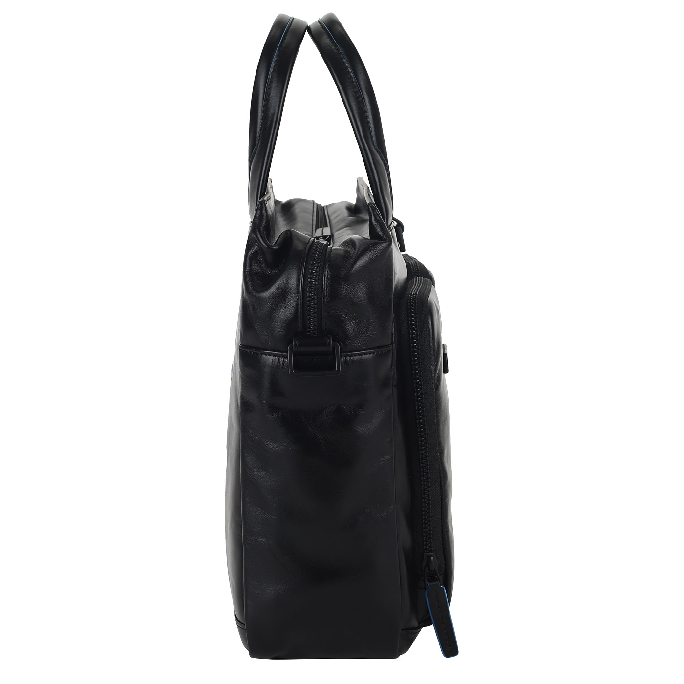 Кожаная сумка для документов Piquadro Blue square