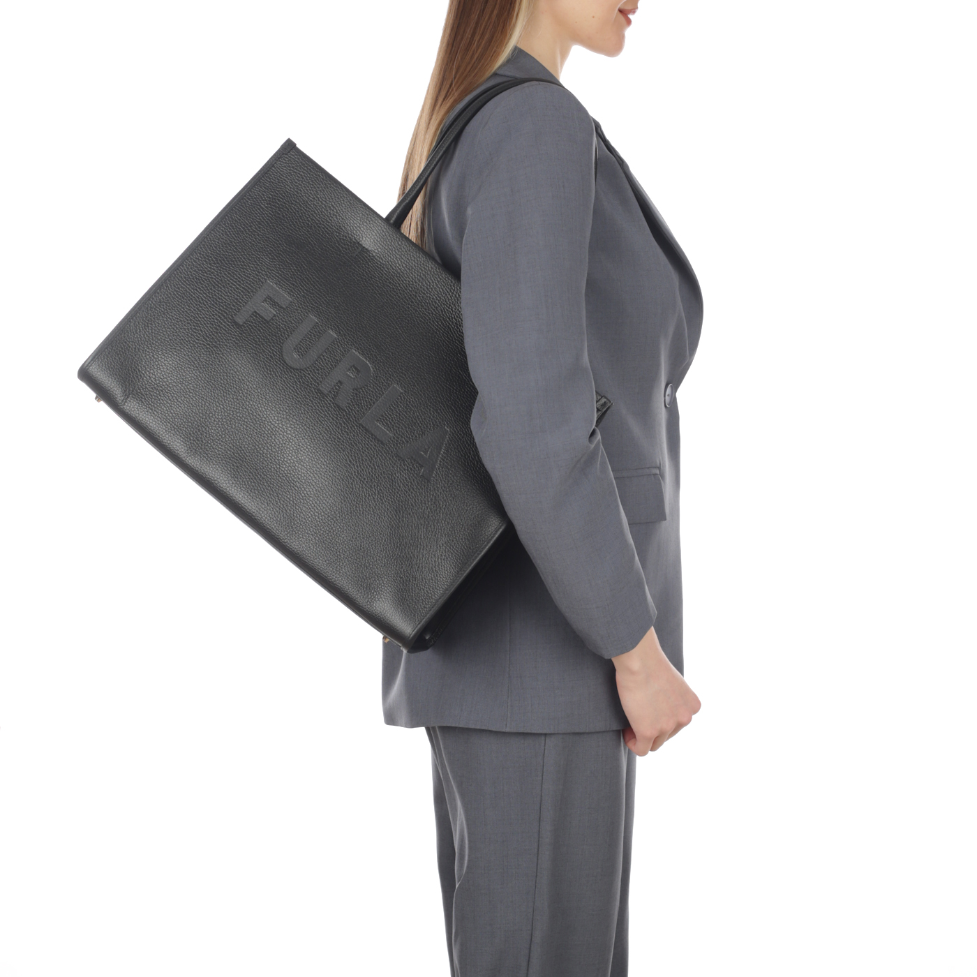 Кожаная сумка Furla Opportunity