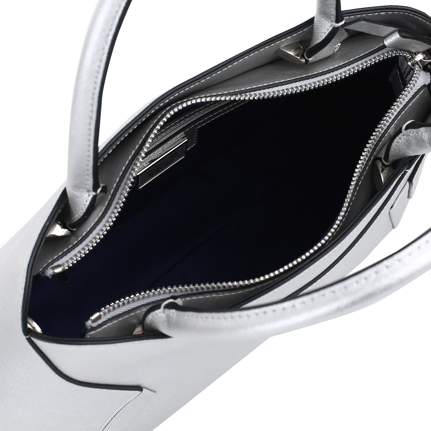 Элегантная сумка из металлизированного сафьяна Cromia Wisper