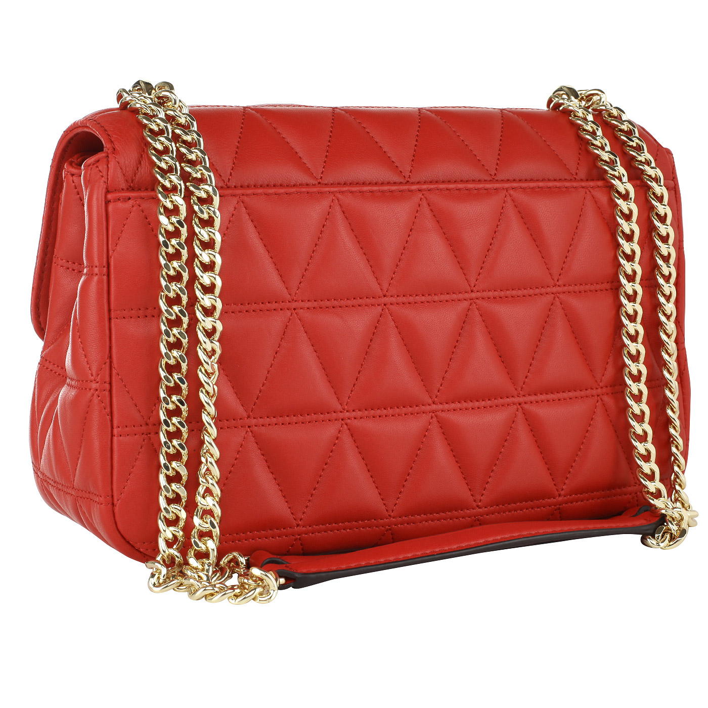 Женская стеганая сумка из натуральной кожи Michael Kors Sloan