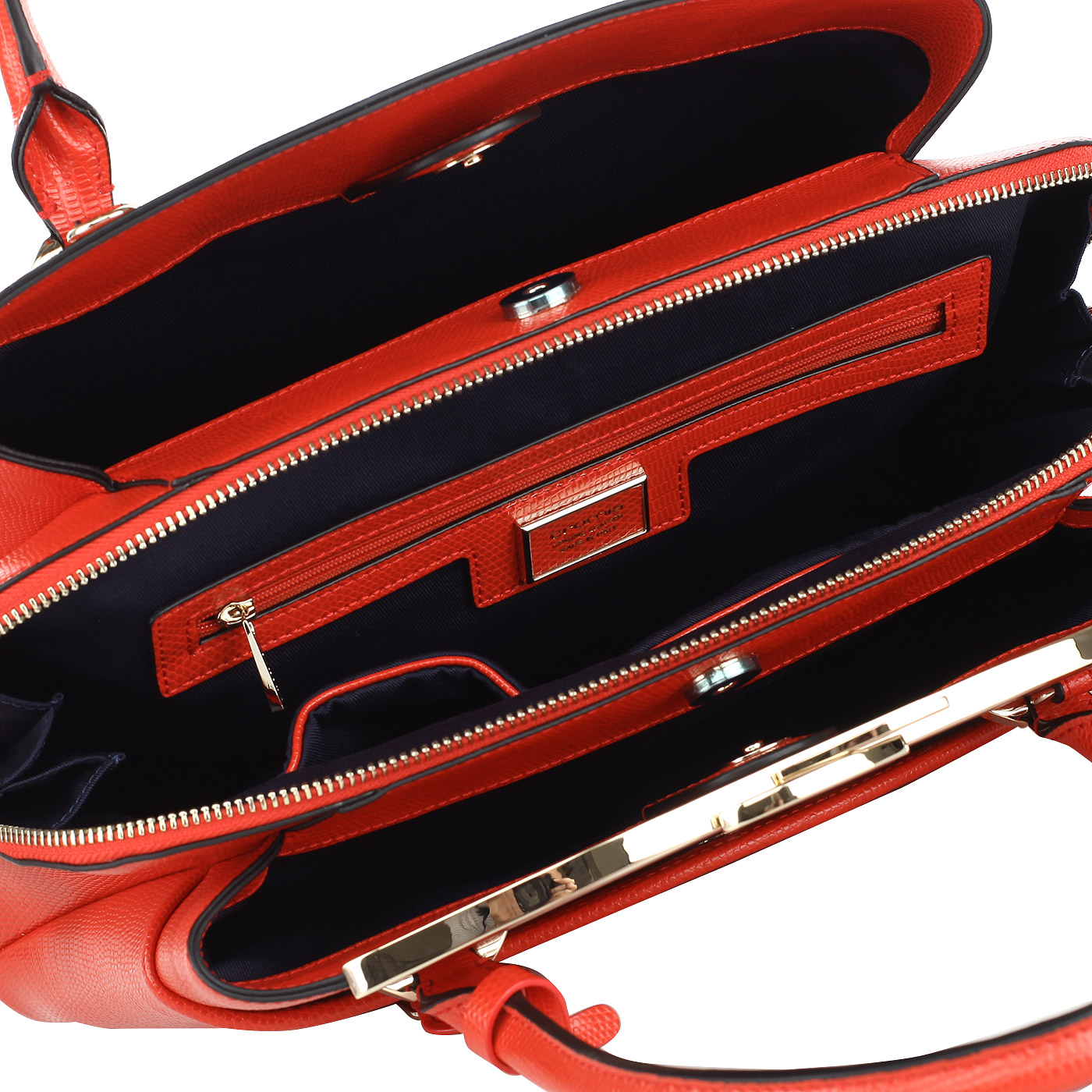 Кожаная сумка с тремя отделами Cromia Aika
