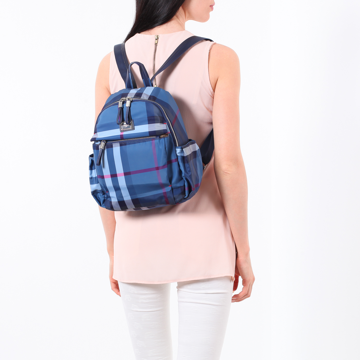 Рюкзак в клетку Aurelli Nylon