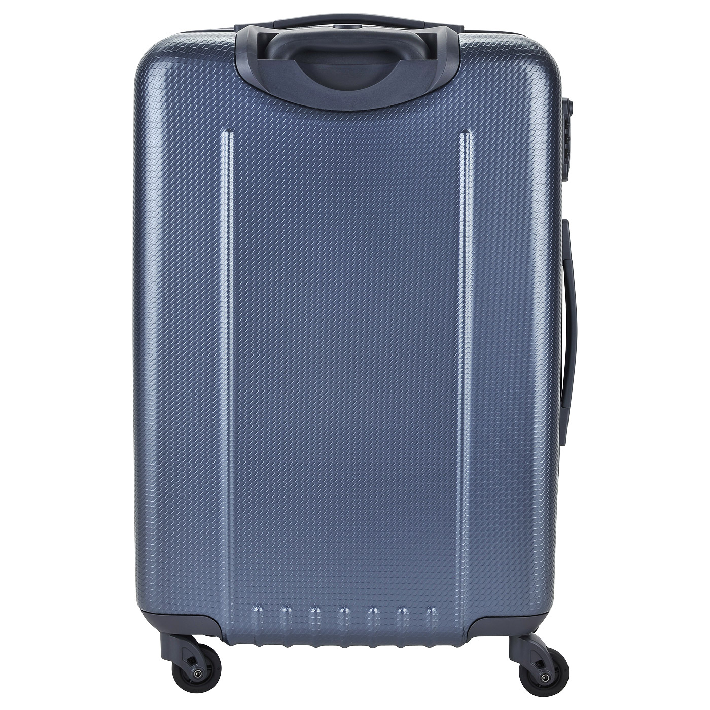 Аккуратный чемодан из синего пластика Delsey Envol