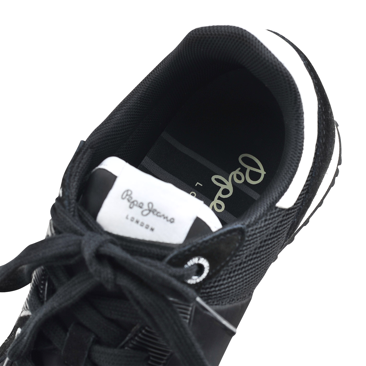Мужские кроссовки из натуральной кожи и замши Pepe Jeans London Tinker