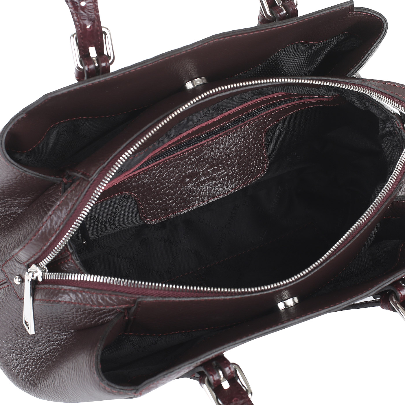 Классическая сумка из кожи Chatte 