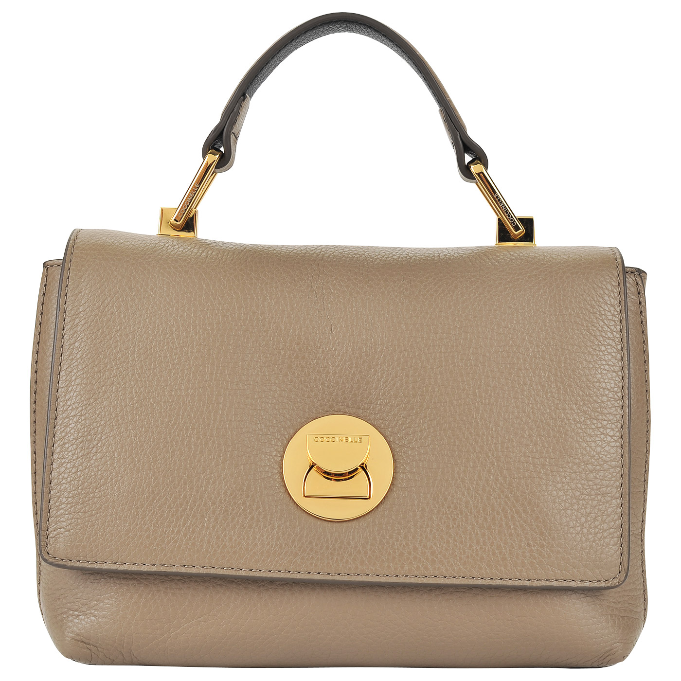 Coccinelle Маленькая кожаная сумочка со съемным ремешком