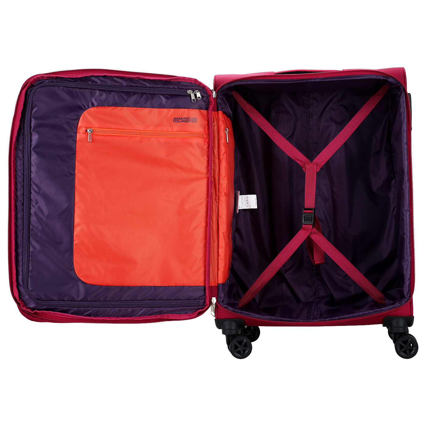 Чемодан средний M тканевый с кодовым замком American Tourister Sens