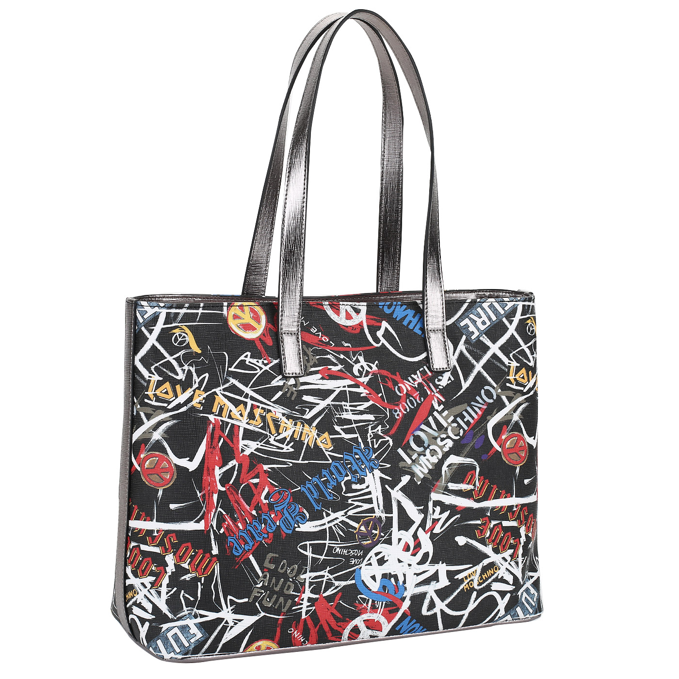 Сумка с принтом Love Moschino LM prints