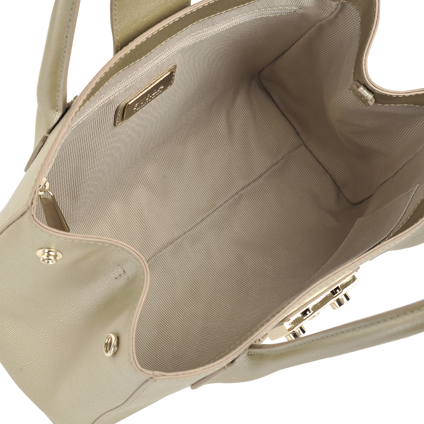 Женская сумка из натуральной сафьяновой кожи Furla Metropolis