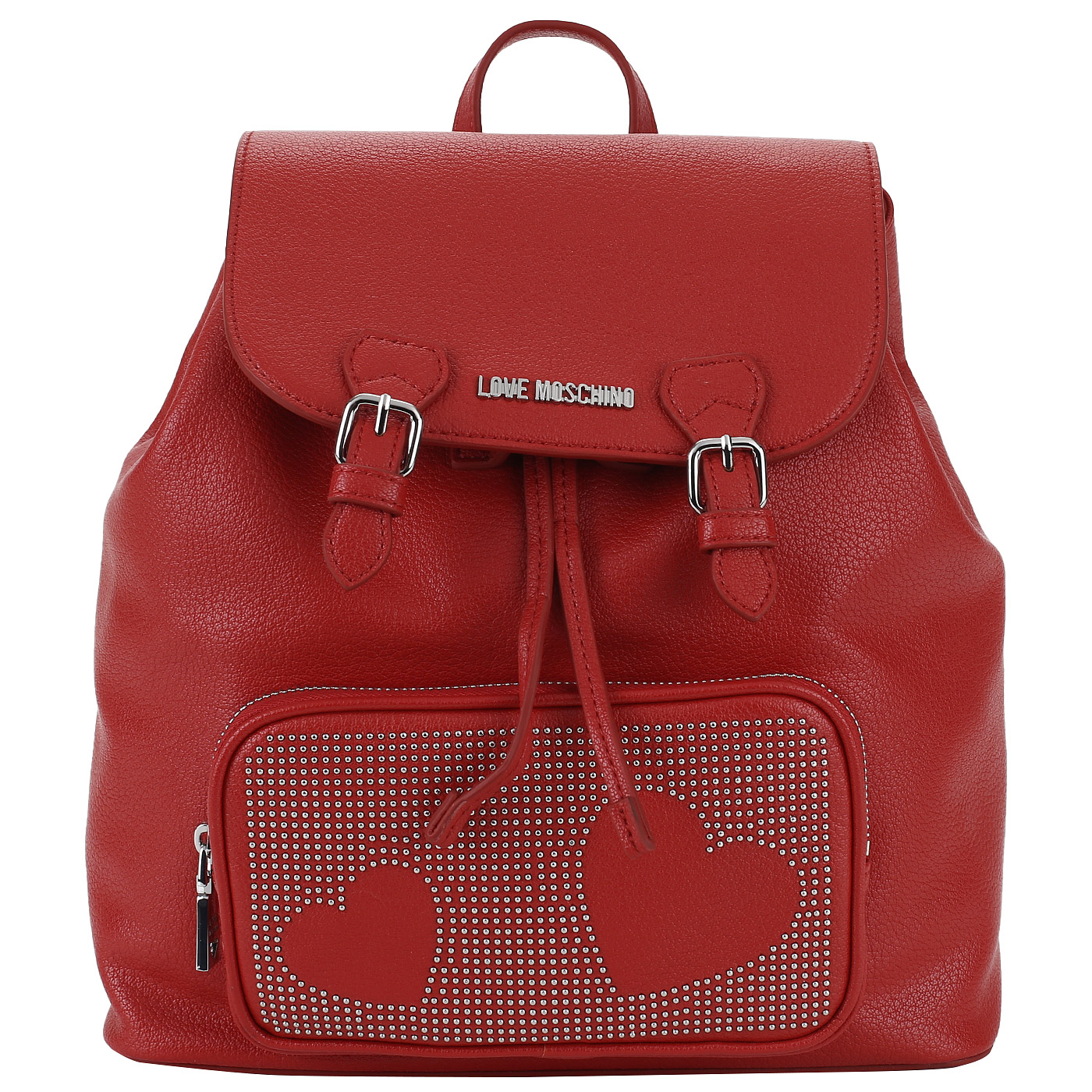 Love Moschino Красный рюкзак с декором