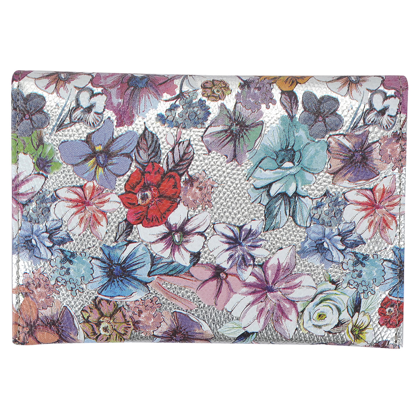 Кожаная обложка-конверт для паспорта и автодокументов Aurelli Luna fiore