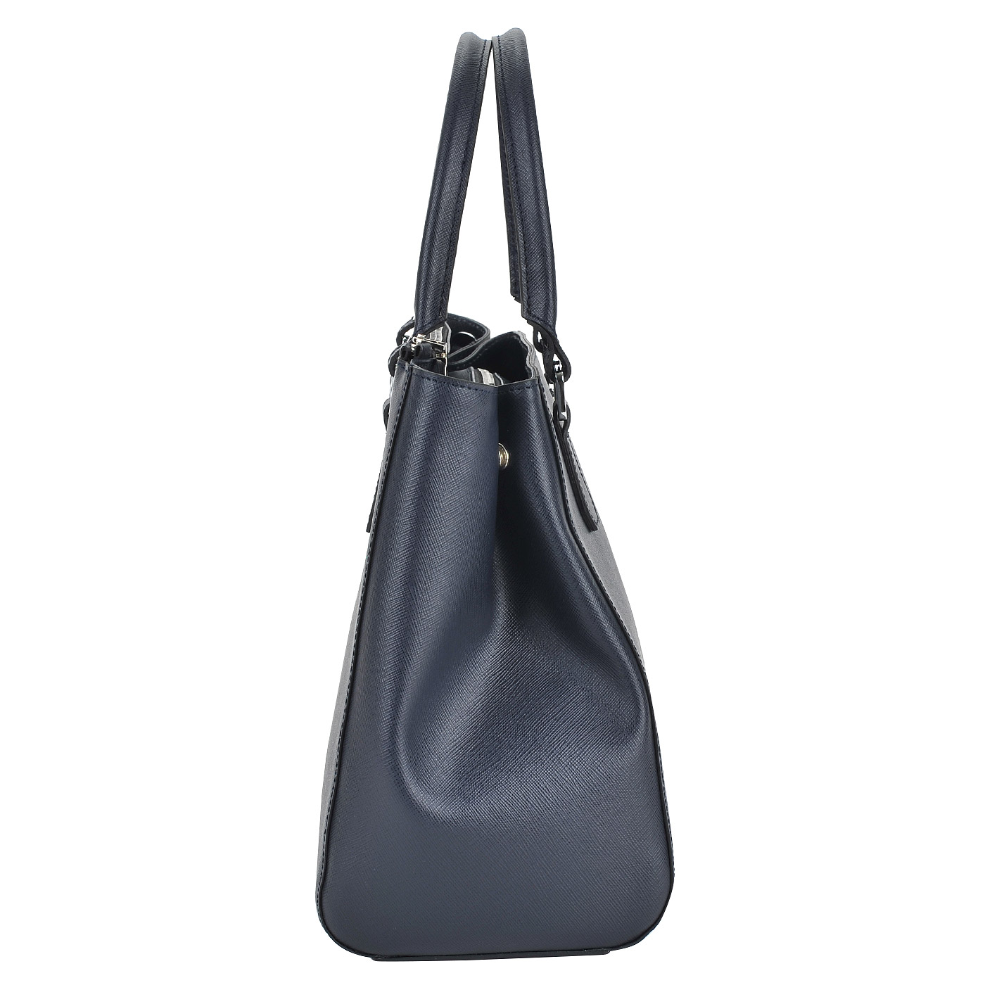 Женская синяя сумка из прочной сафьяновой кожи Chatte 