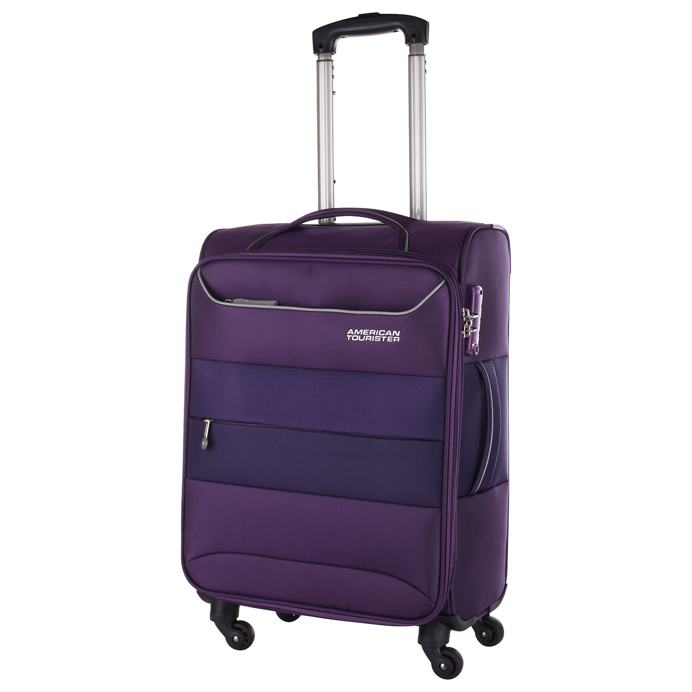 American Tourister Чемодан маленький S тканевый с кодовым замком