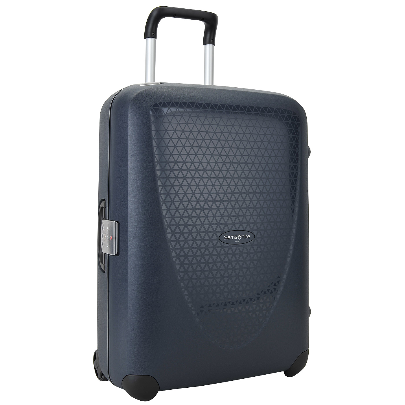 Samsonite Синий дорожный чемодан на колесах