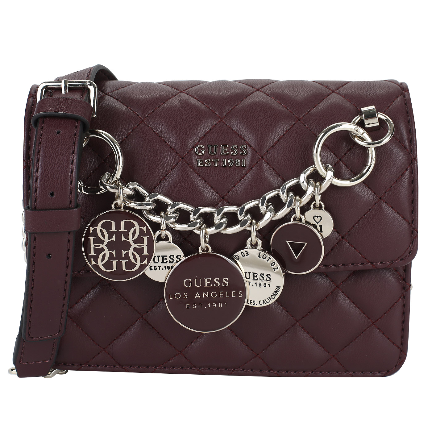 Guess Бордовая сумочка