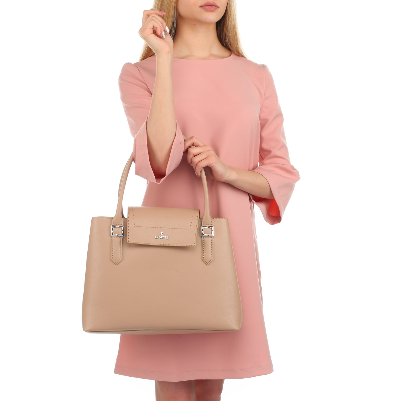 Классическая сумка с двумя отделами Chatte 