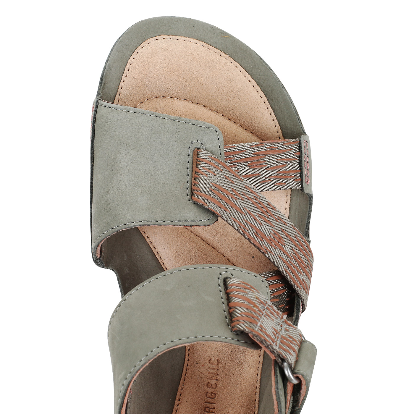 Сандалии из натуральной кожи на липучке Clarks Tri Clover