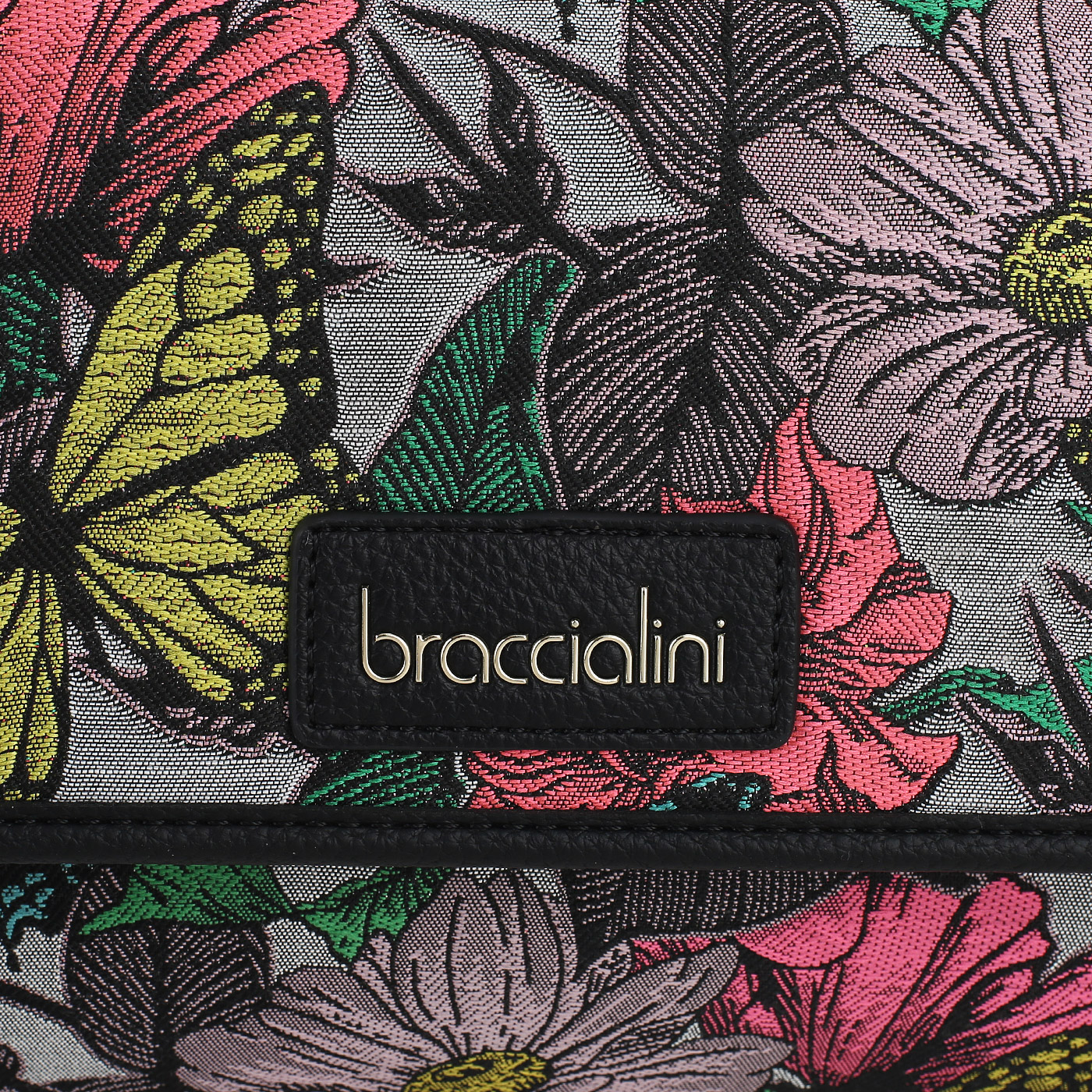 Сумка через плечо с цепочкой Braccialini Jacquard