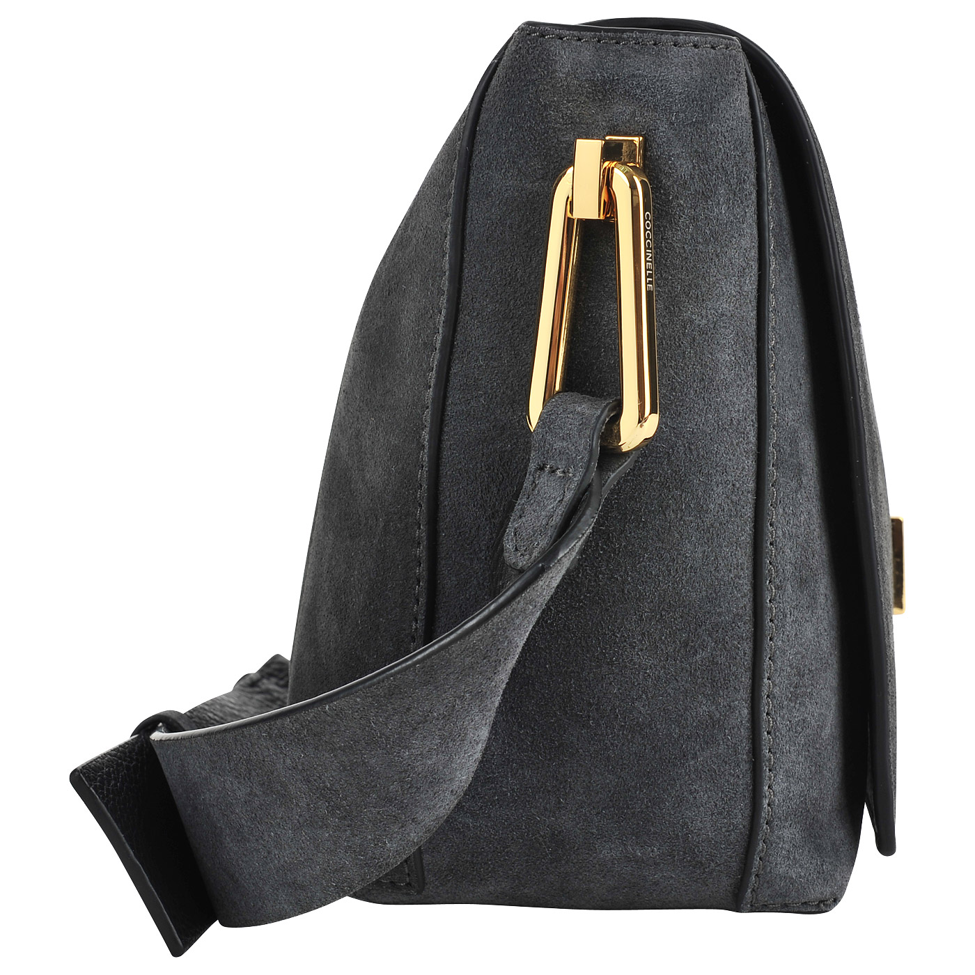 Женская замшевая сумка с откидным клапаном Coccinelle Liya suede