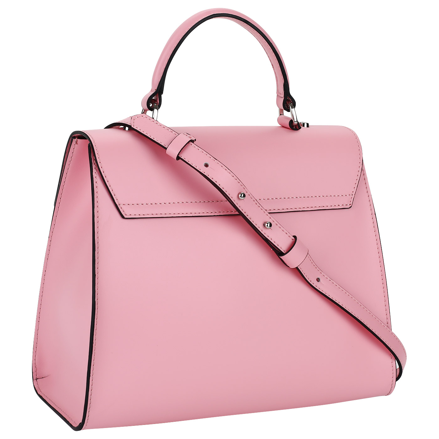 Розовая сумка с плечевым ремешком Coccinelle B14 Design