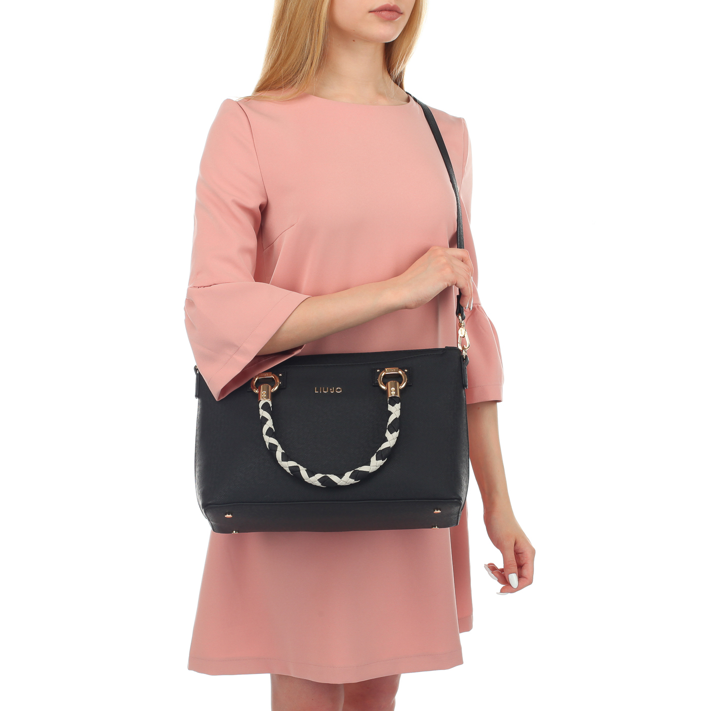 Черная женская сумка Liu Jo Manhattan