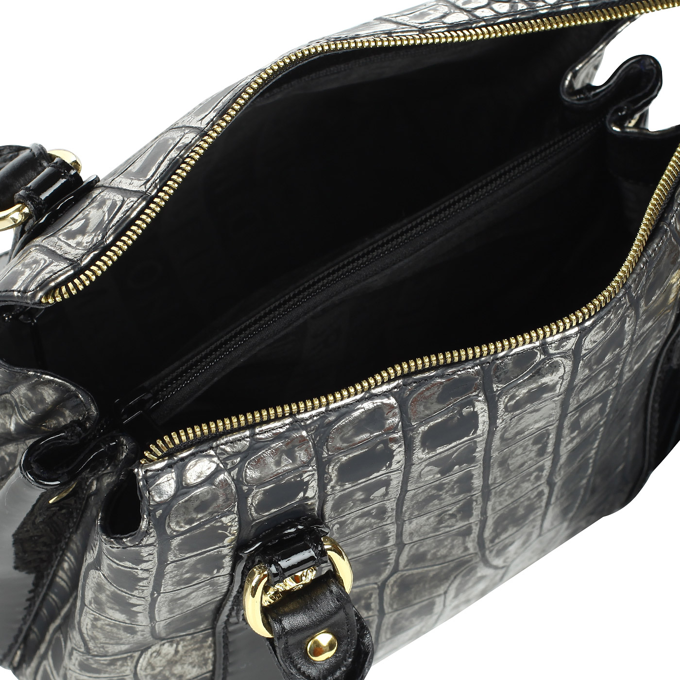 Женская сумка с отделкой под крокодиловую кожу Marino Orlandi 