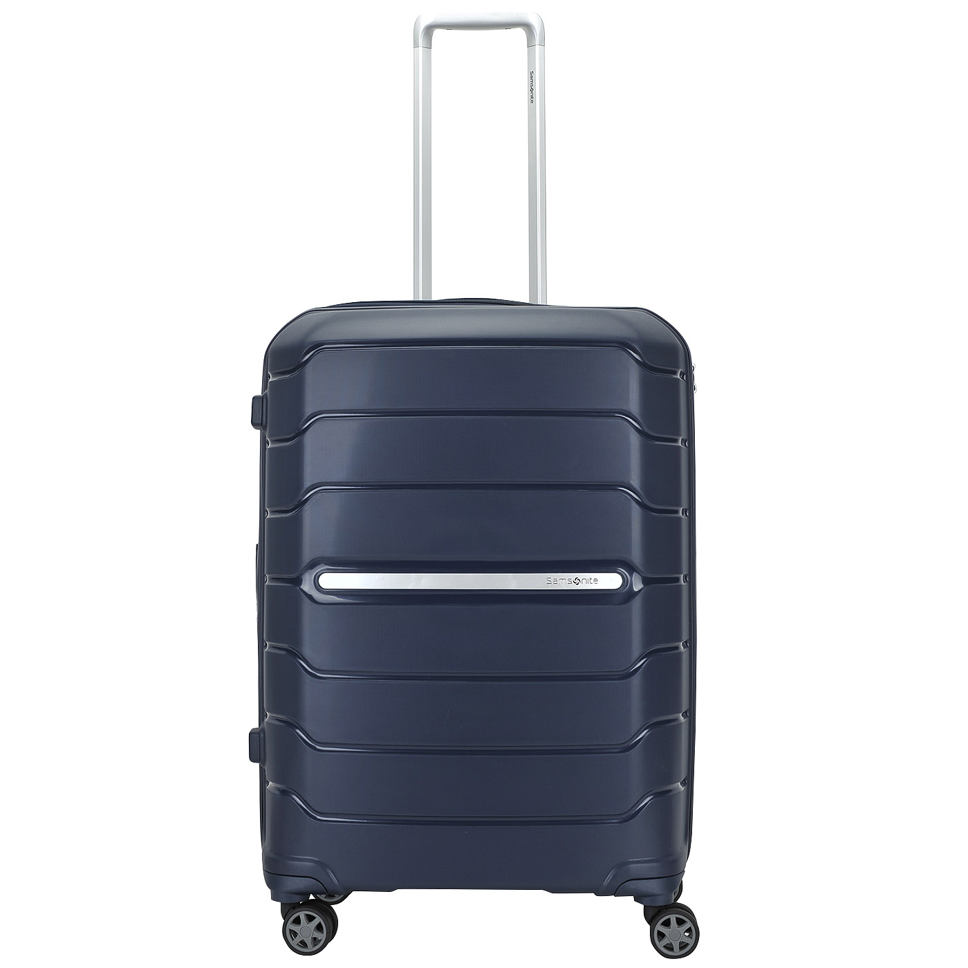 Чемодан средний M из полипропилена с кодовым замком Samsonite Flux