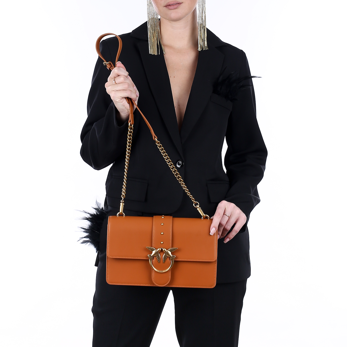 Сумка через плечо с цепочкой Pinko Simply
