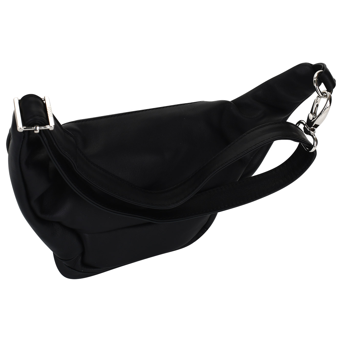 Черная поясная сумочка Bruno Rossi 