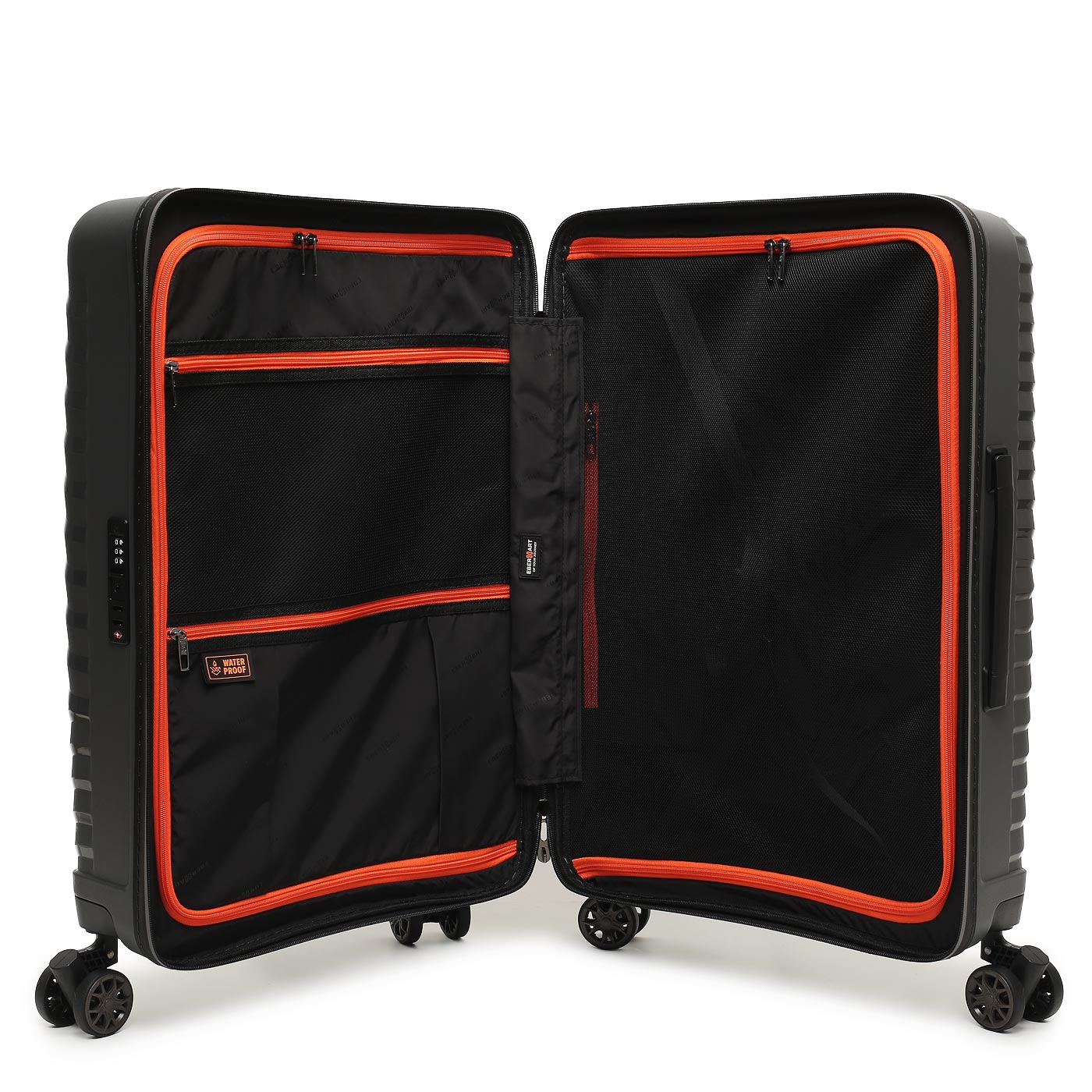 Чемодан большой L из полипропилена Eberhart Majestic 2.0