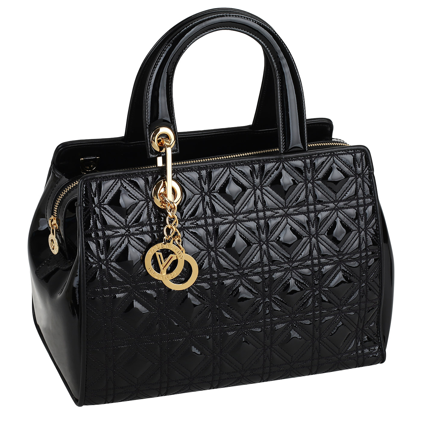 Кожаная сумка Valentino Orlandi Ginny