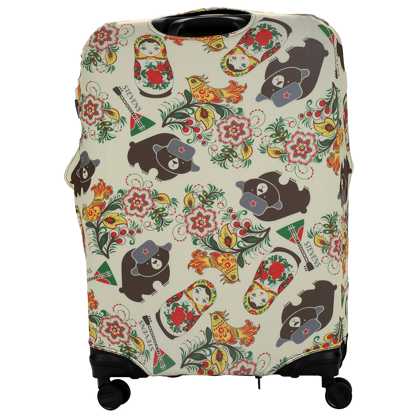Чехол для чемодана с изображением матрешек Stevens Funny Bears