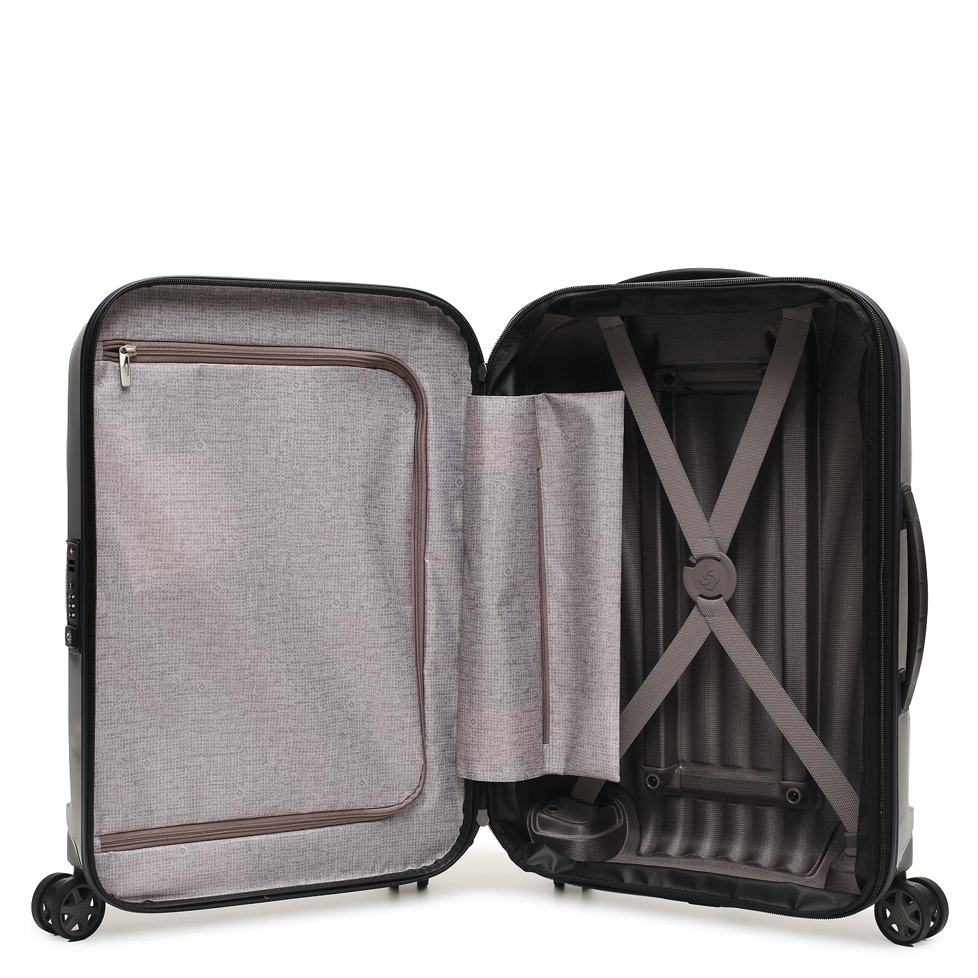 Чемодан для ручной клади из материала Curv с кодовым замком Samsonite C-Lite