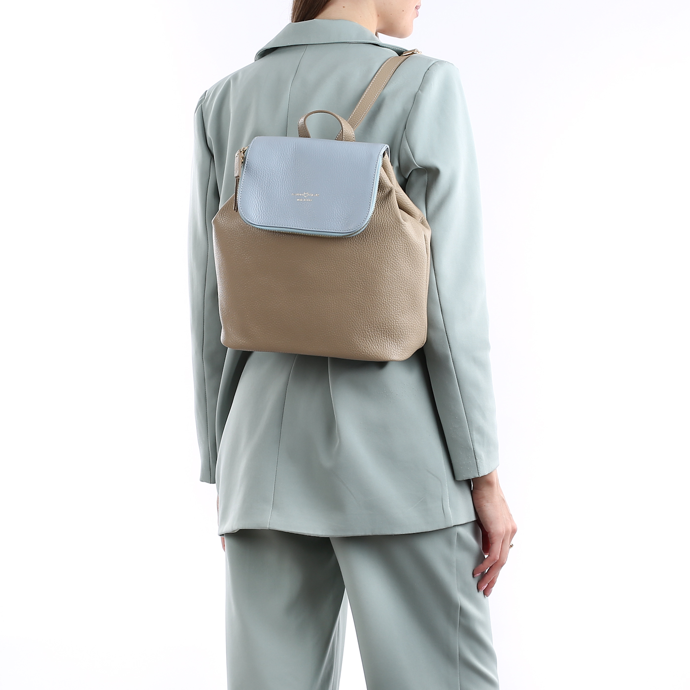 Кожаный рюкзак Marina Volpe Frida