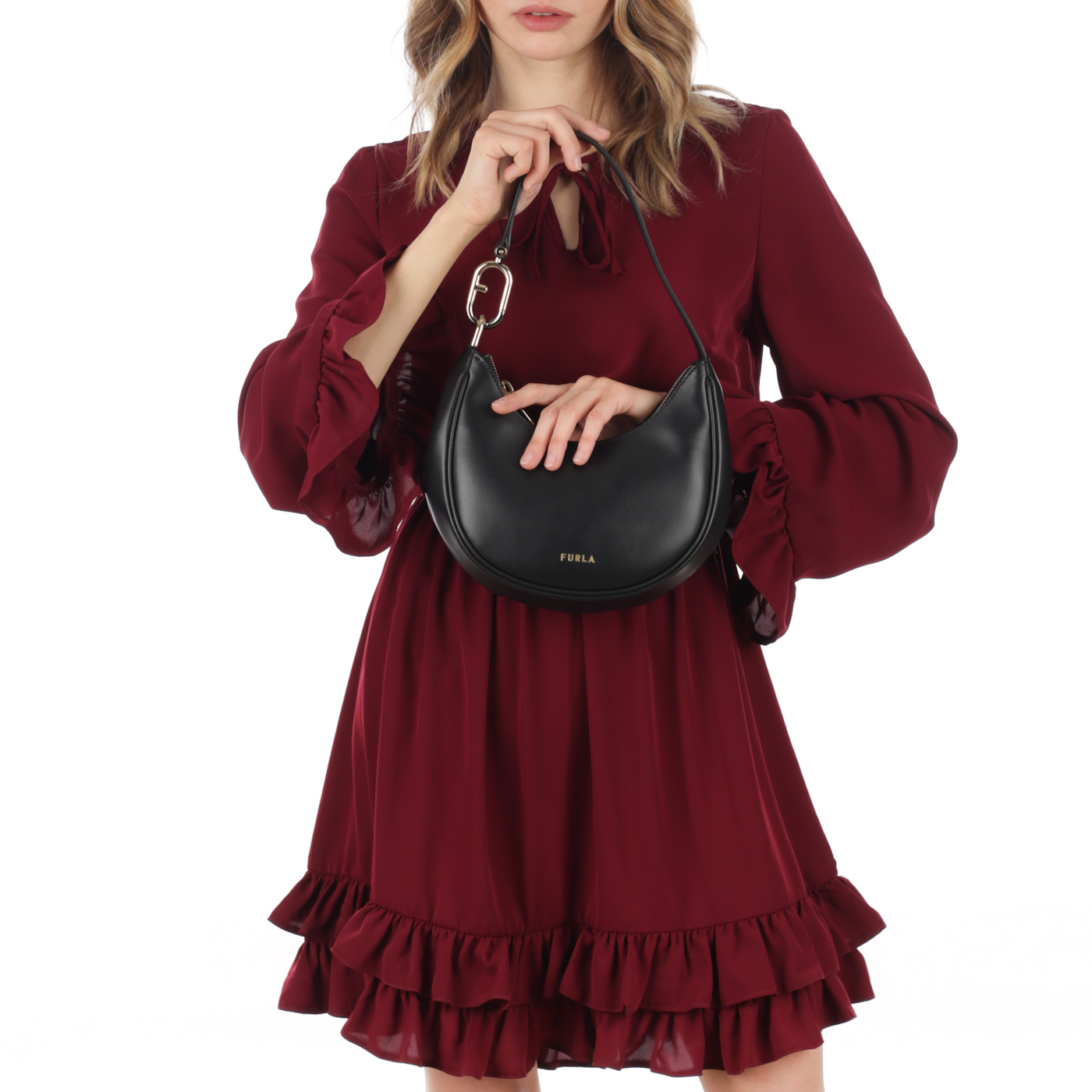 Сумка из гладкой кожи Furla Primavera