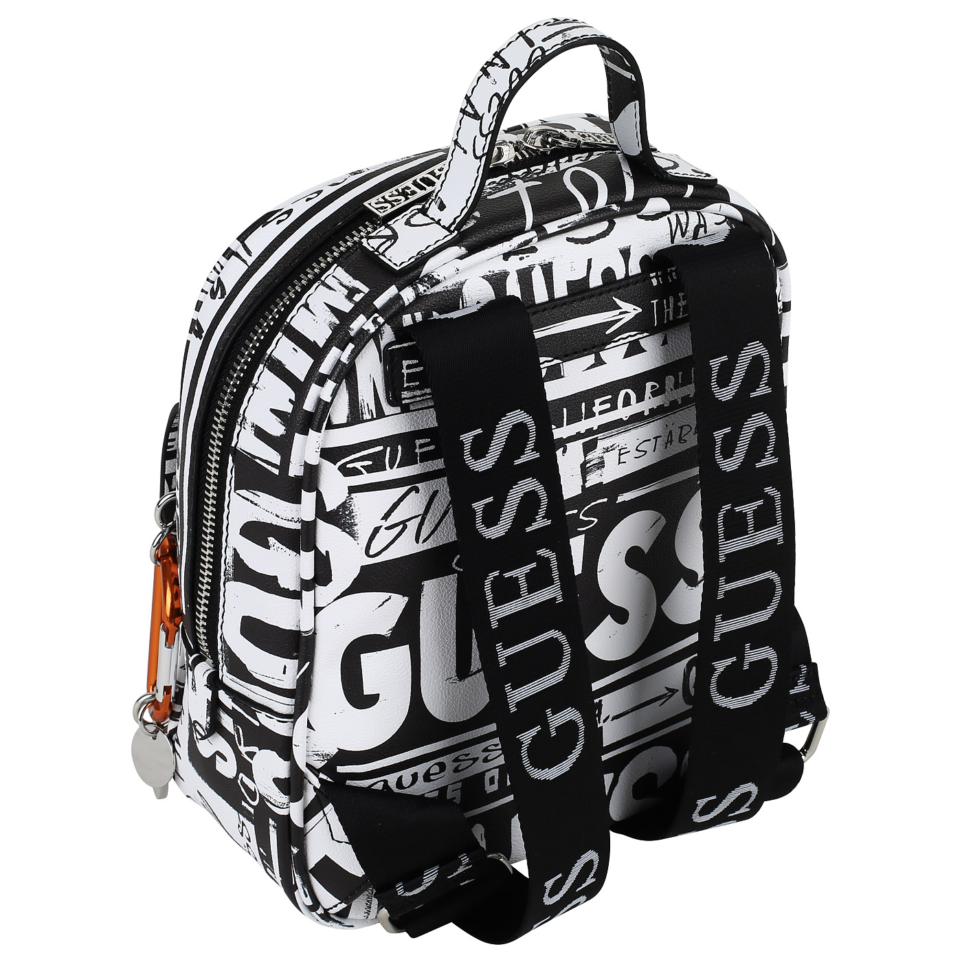 Черно-белый рюкзак Guess Lane