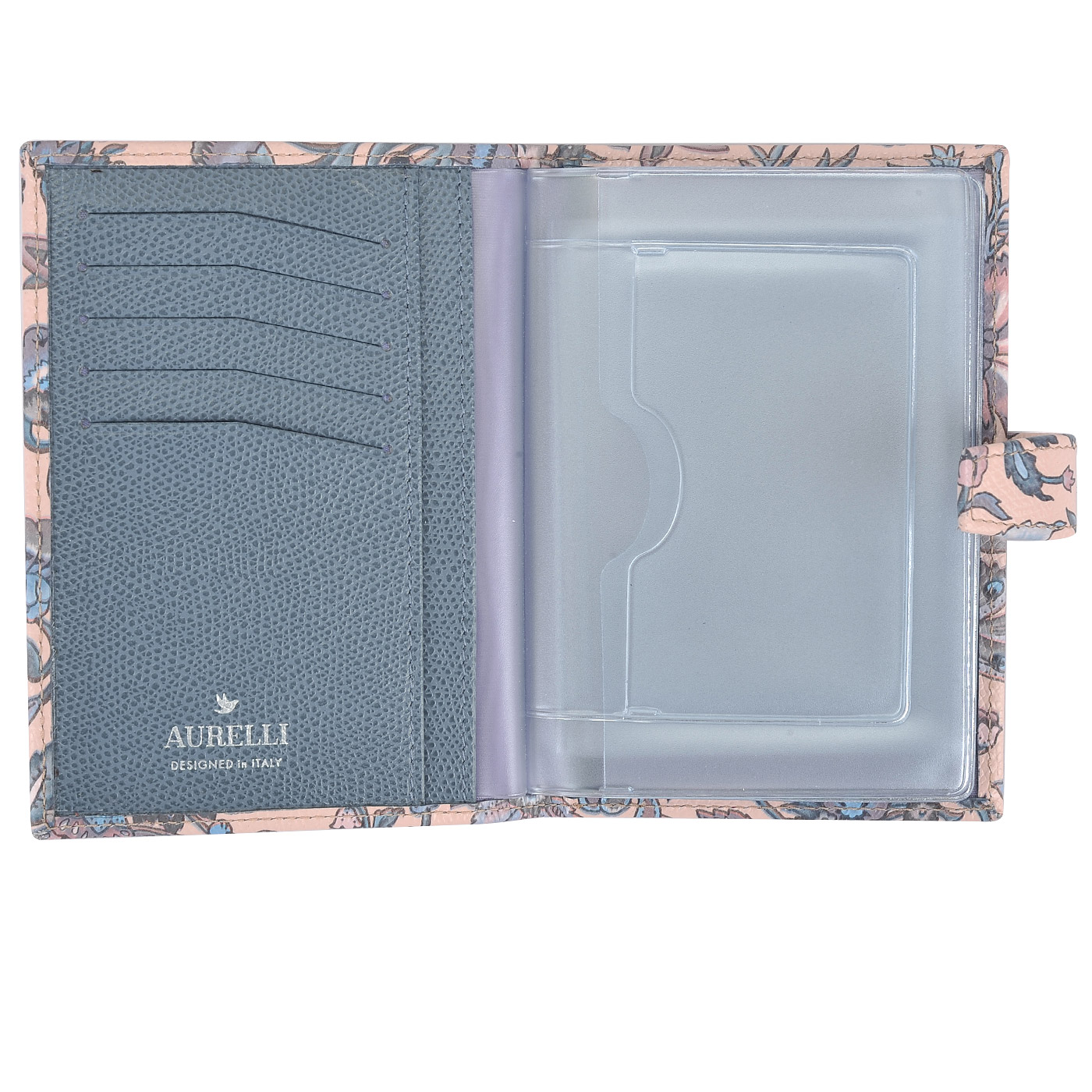 Кожаная обложка для автодокументов Aurelli Alma fiore