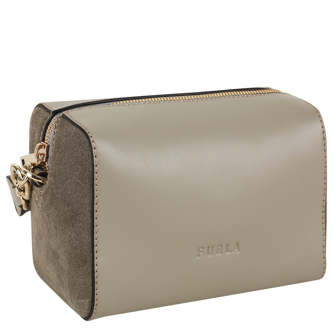 Сумка с замшевой вставкой Furla Miastella
