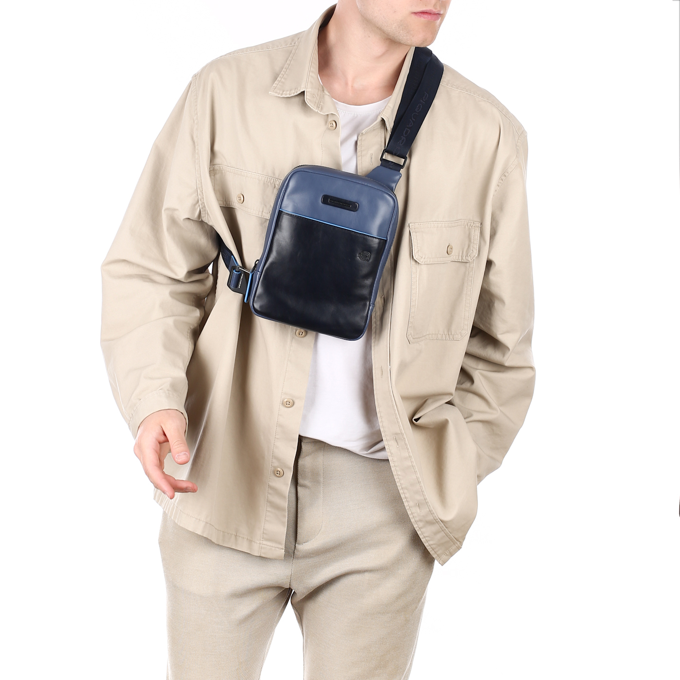 Сумка через плечо Piquadro Blue square Revamp