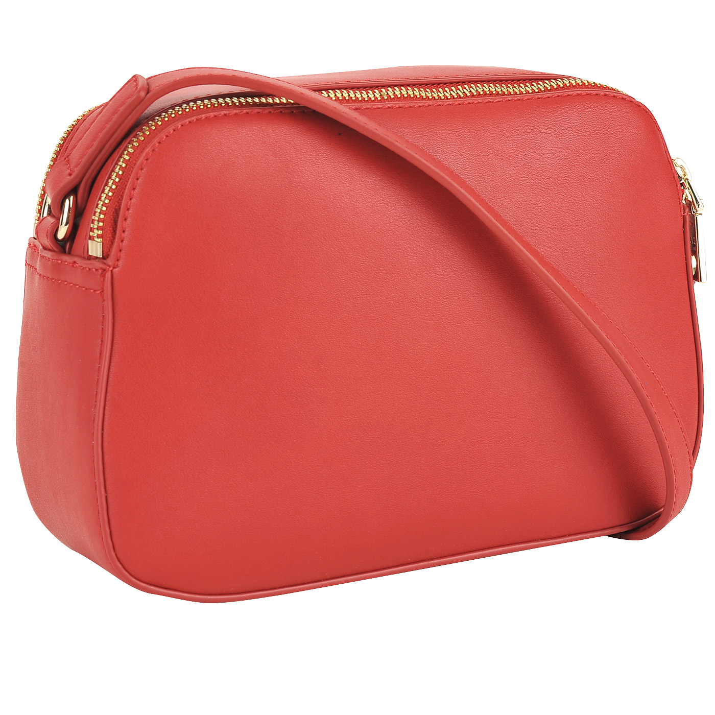 Красная сумка кросс-боди с аппликацией и съемным брелоком Love Moschino Girls  and  hearts