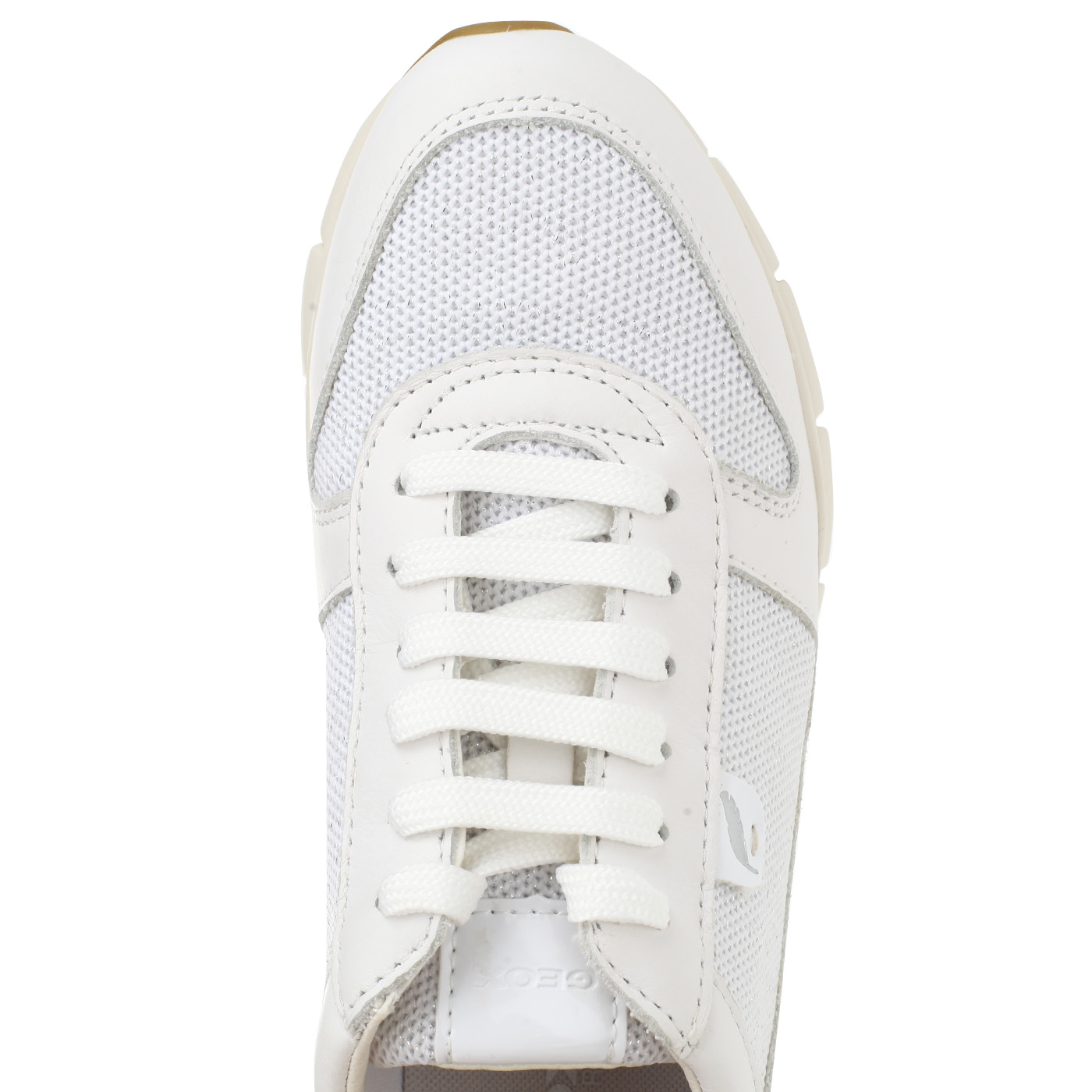 Комбинированные белые кроссовки Geox Sukie