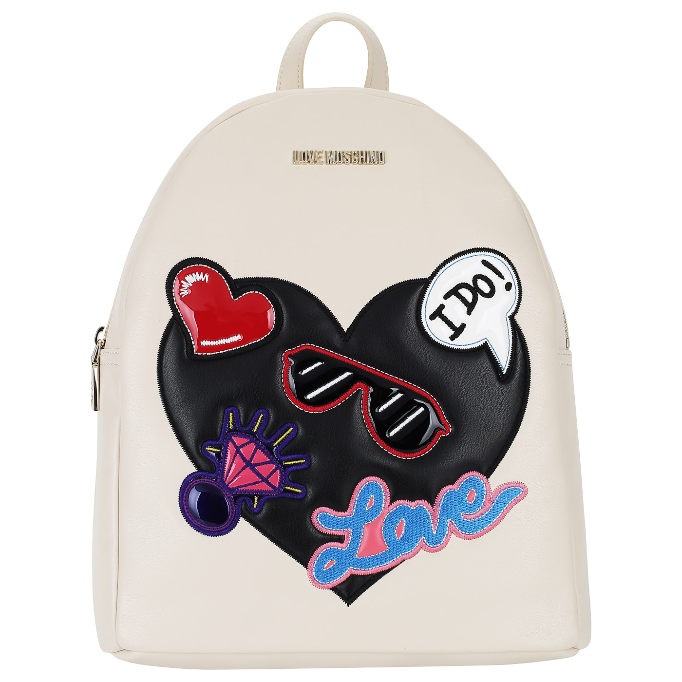 Love Moschino Бежевый женский рюкзак