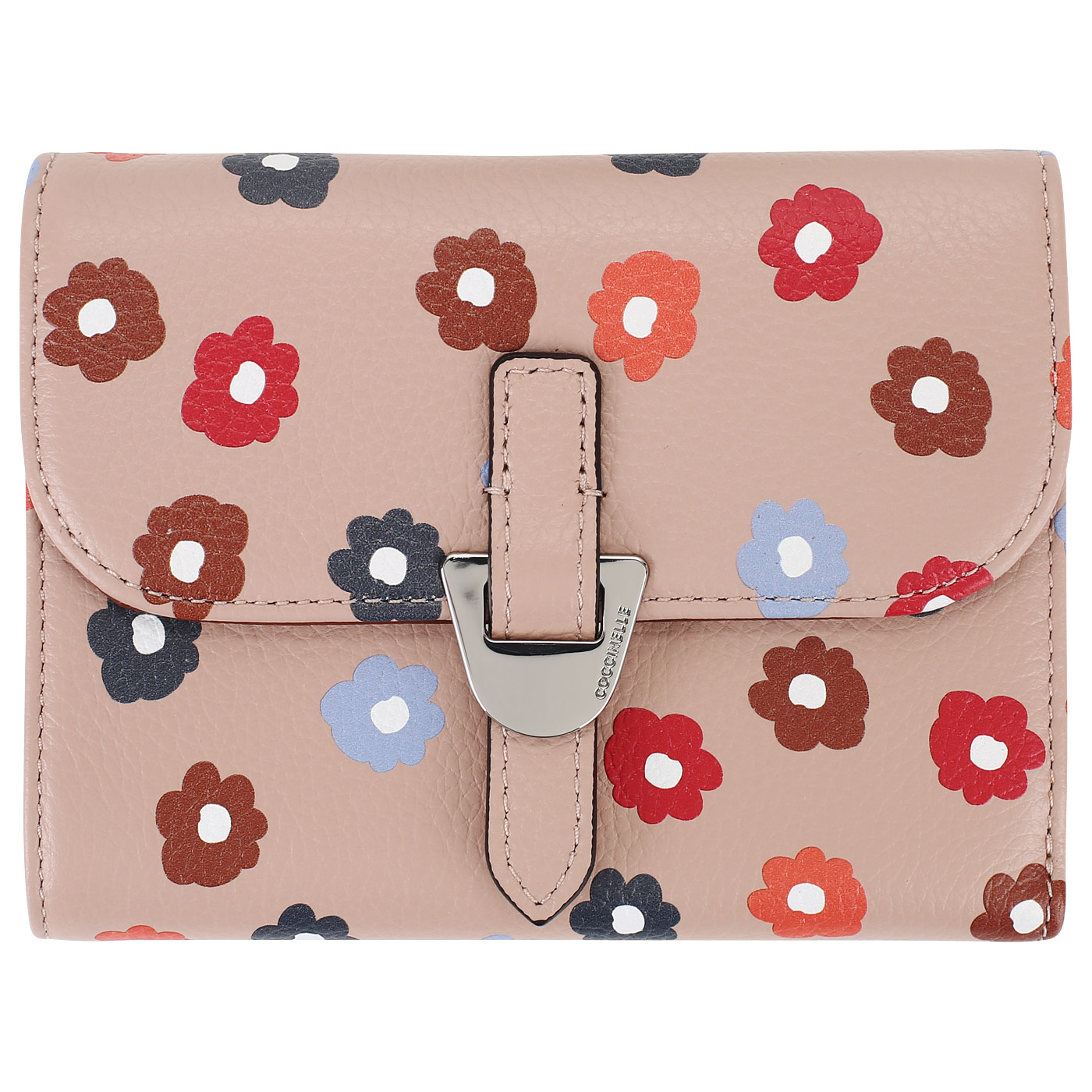 Coccinelle Женский кожаный кошелек с принтом