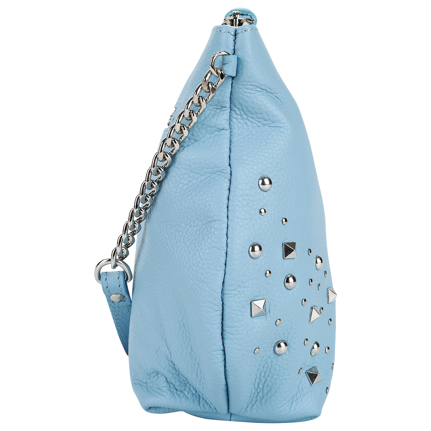 Женская кожаная сумочка с клепками Marina Creazioni 