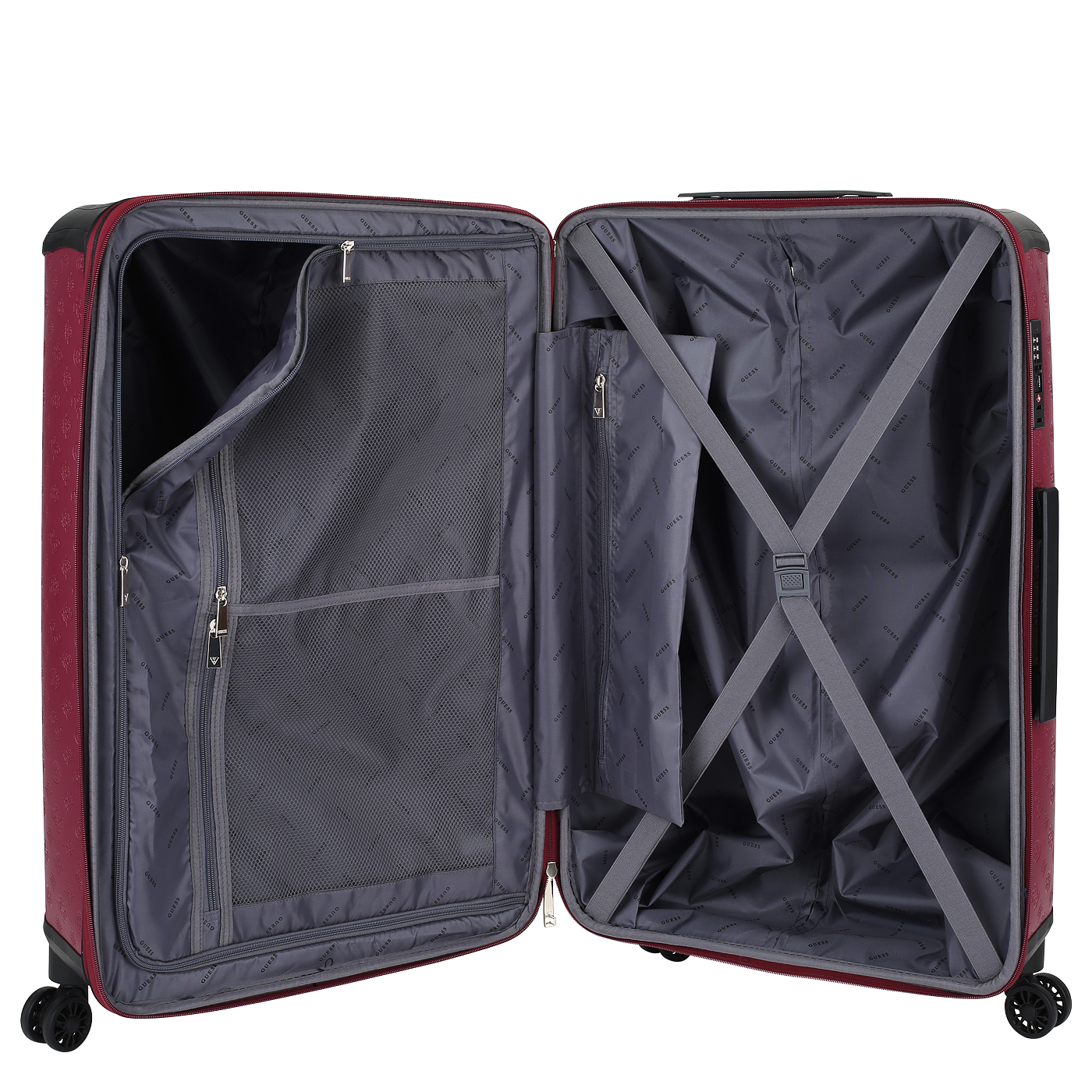 Чемодан большой L из полиурeтана Guess Wilder Travel