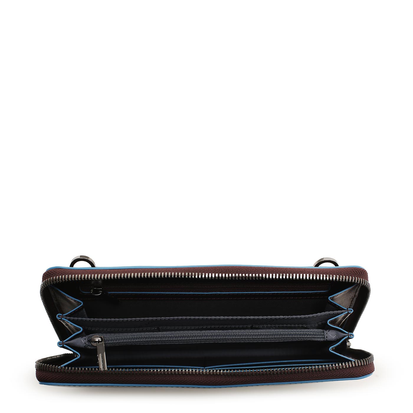 Кожаная визитка Piquadro Blue square