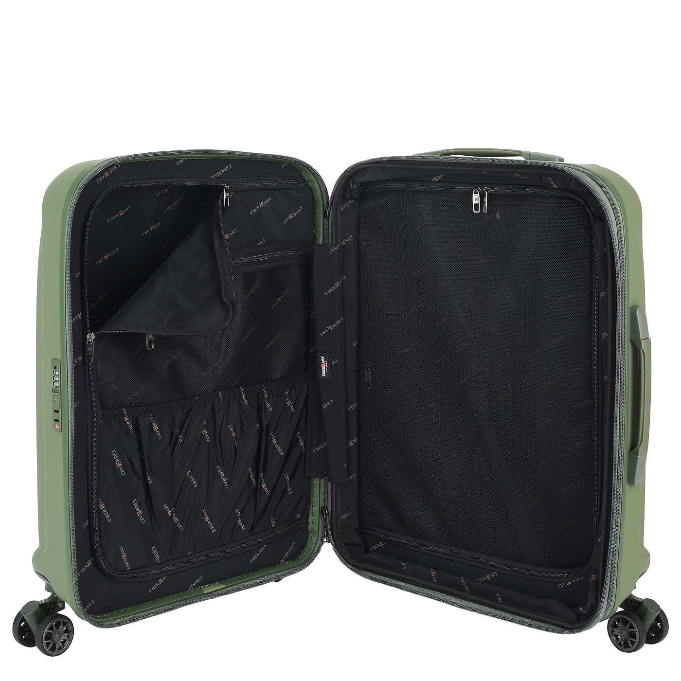 Чемодан средний M из поликарбоната Eberhart Riviera