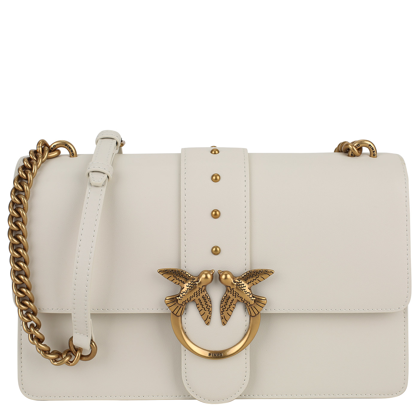 Сумка через плечо с цепочкой Pinko Love One 100053-A0F1/Z14Q_white_pc ...