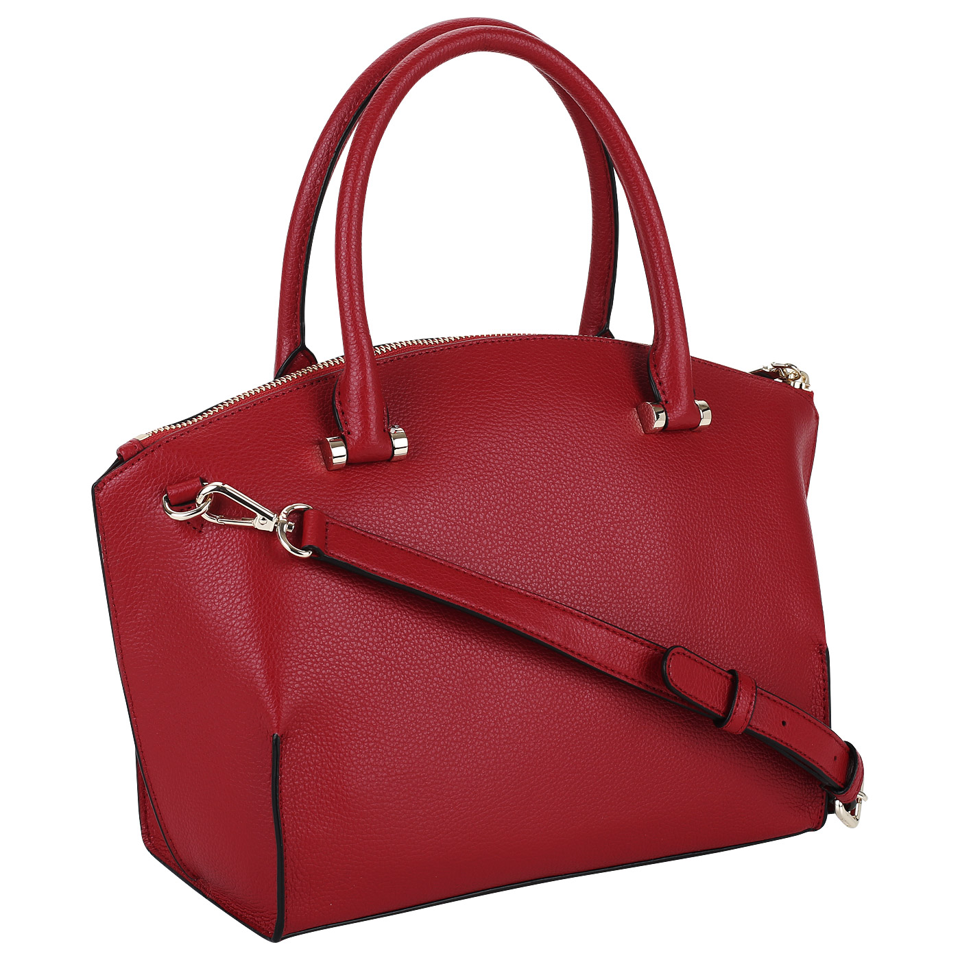 Красная кожаная сумка DKNY Elissa R91DHA50-8RD - 2000558031974 красный ...